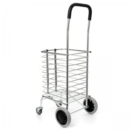 Portable Folding Shopping Basket Cart